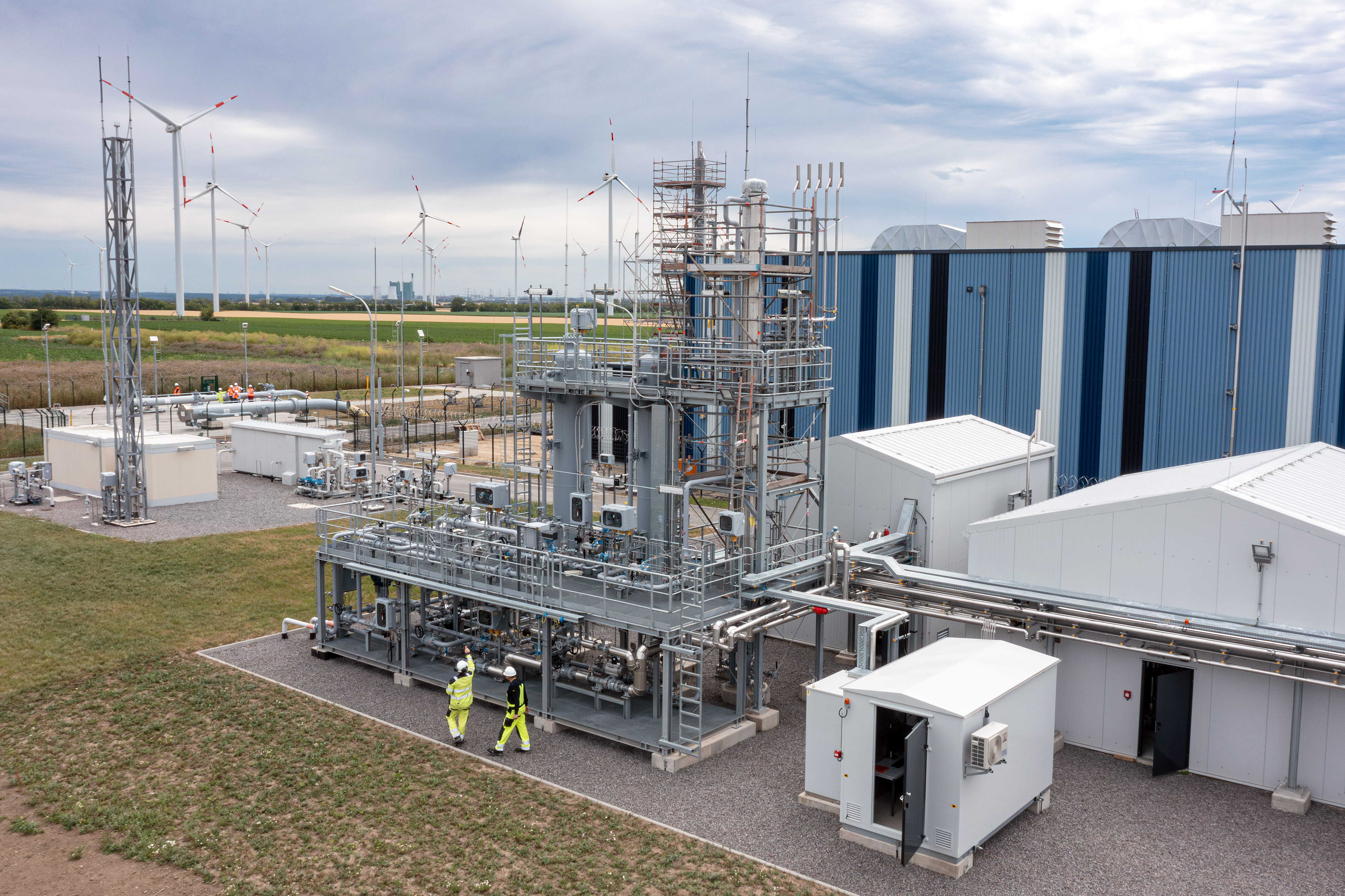 Gasaufbereitungsanlage im Energiepark Bad Lauchstädt 
