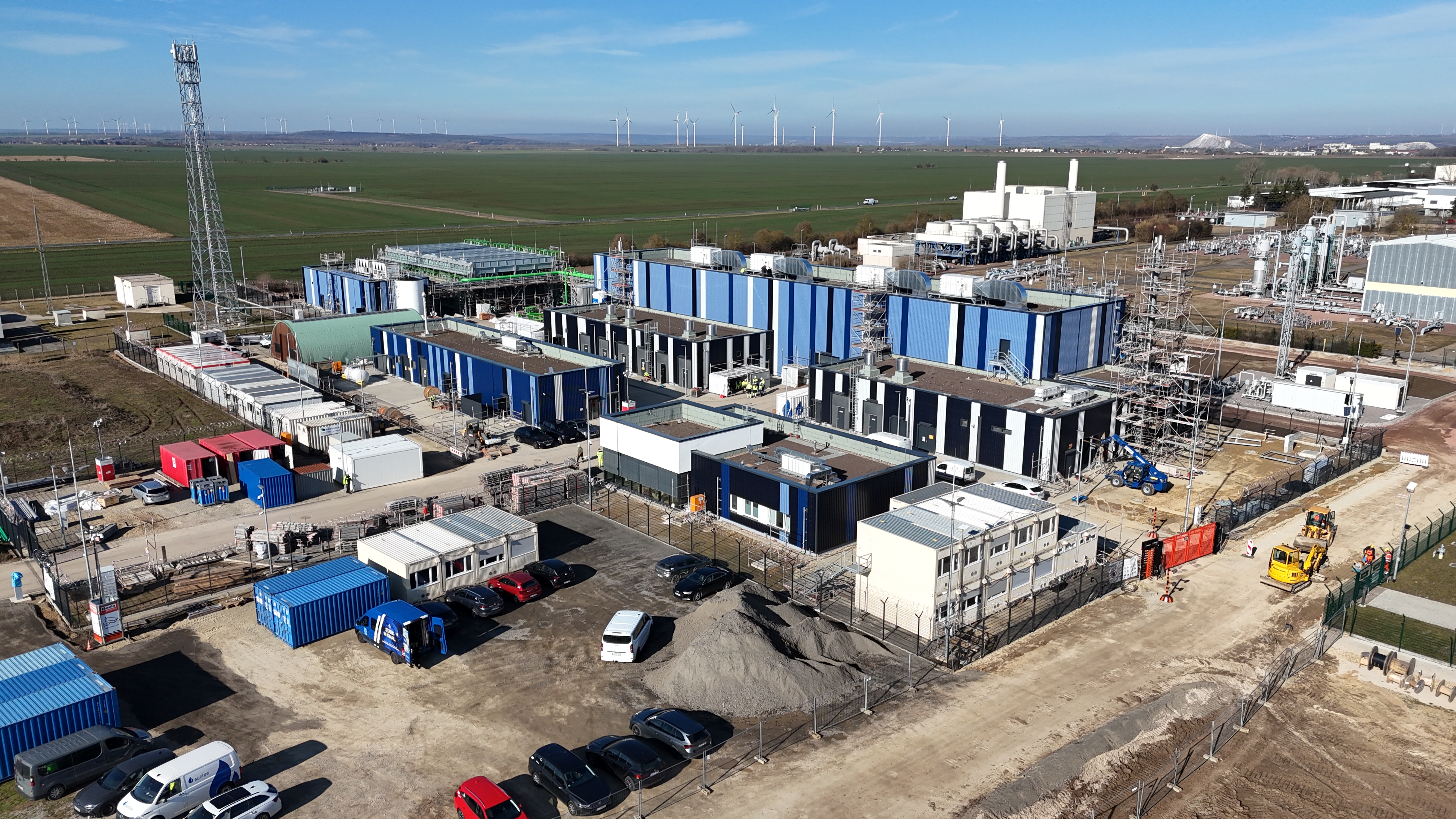 Energiepark Bad Lauchstädt im Bau