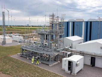 Gasaufbereitungsanlage im Energiepark Bad Lauchstädt 