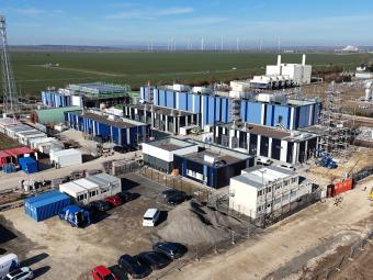 Energiepark Bad Lauchstädt im Bau
