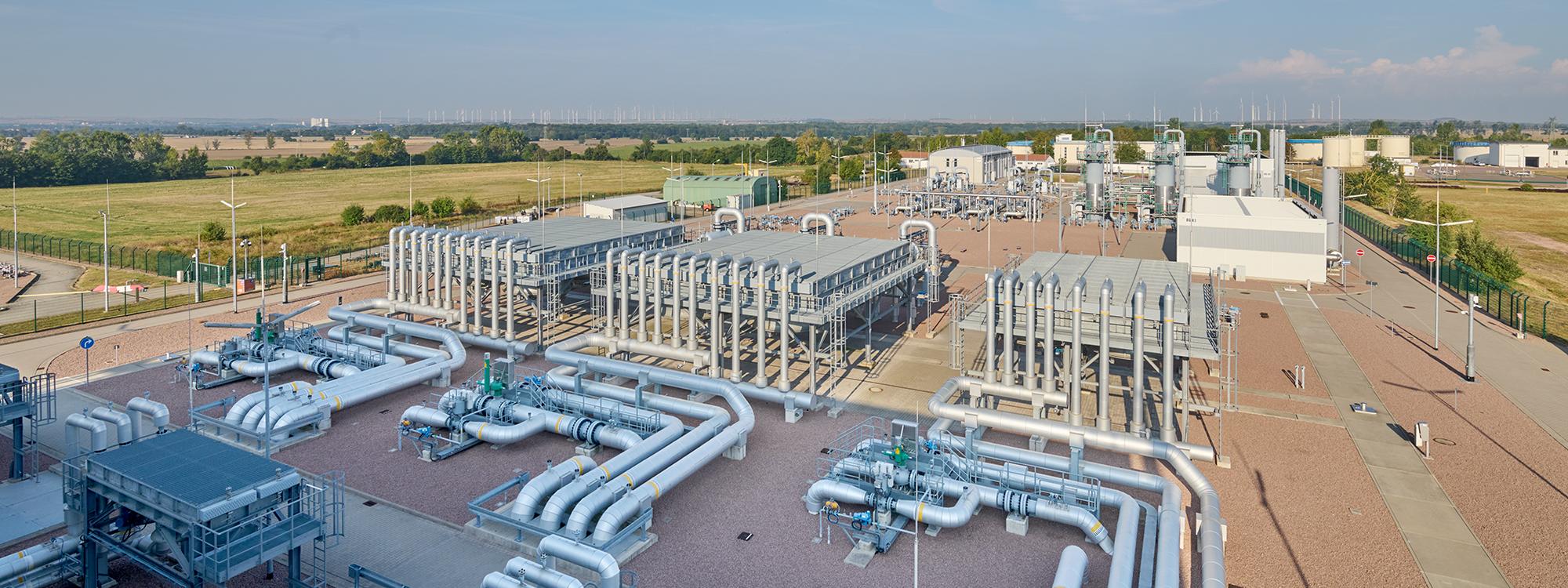 Untergrundgasspeicher Katharina bei Peißen in Sachsen-Anhalt. © Foto: Torsten Pross