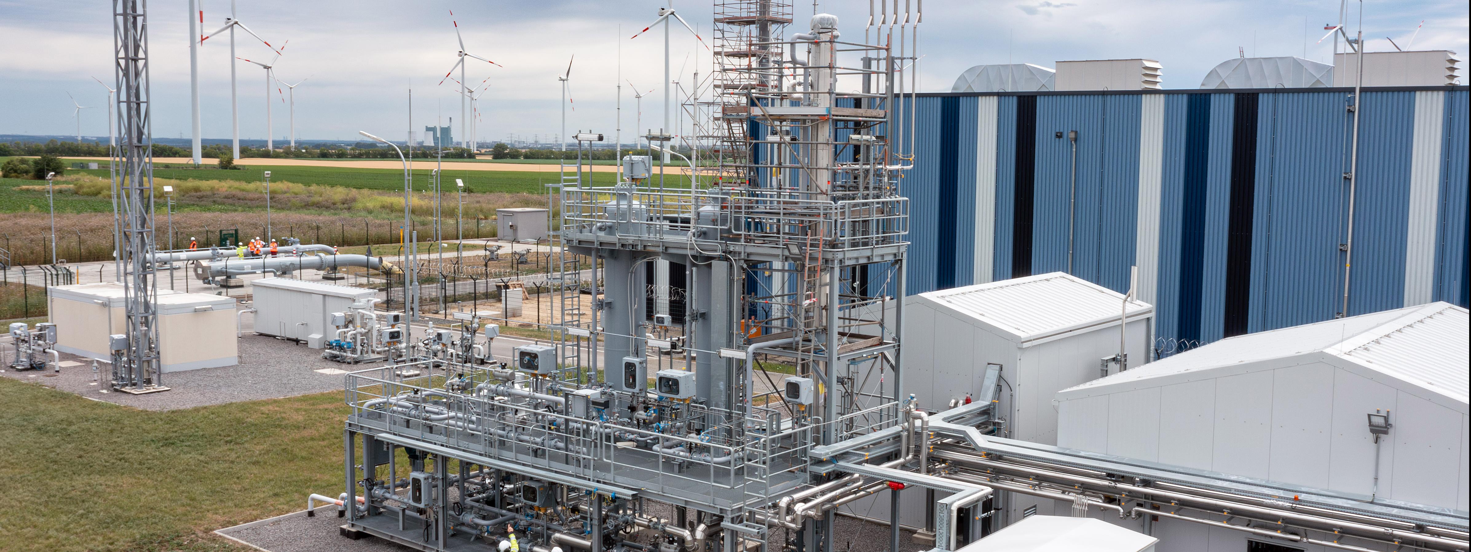 Gasaufbereitungsanlage im Energiepark Bad Lauchstädt 