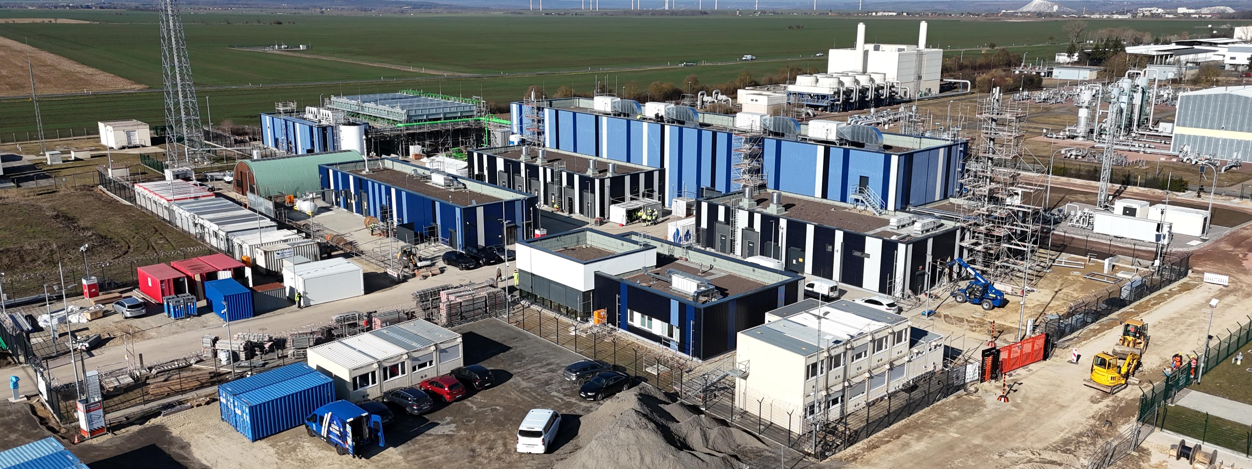 Energiepark Bad Lauchstädt im Bau